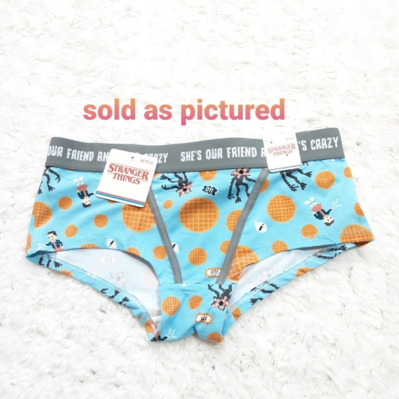 Stranger Things 8-Bit Eleven Waffles Hipster Panty - Picture 3 of 6